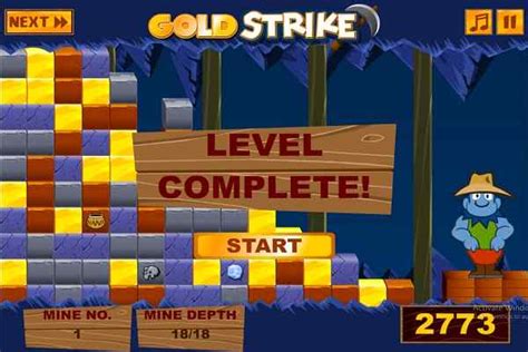 gold strike full screen